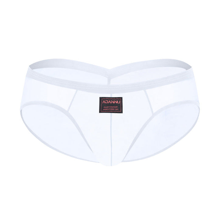 V-shaped Pleated Sexy Hip-lifting Briefs Ultra-thin U Contour Pouch