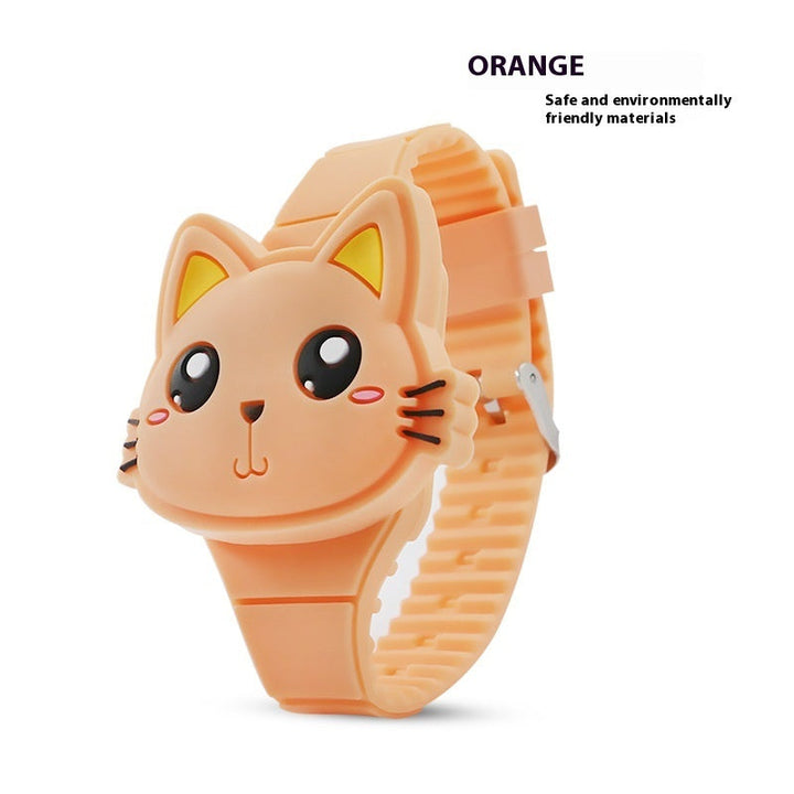 Epoxy LED Cartoon Children Watch