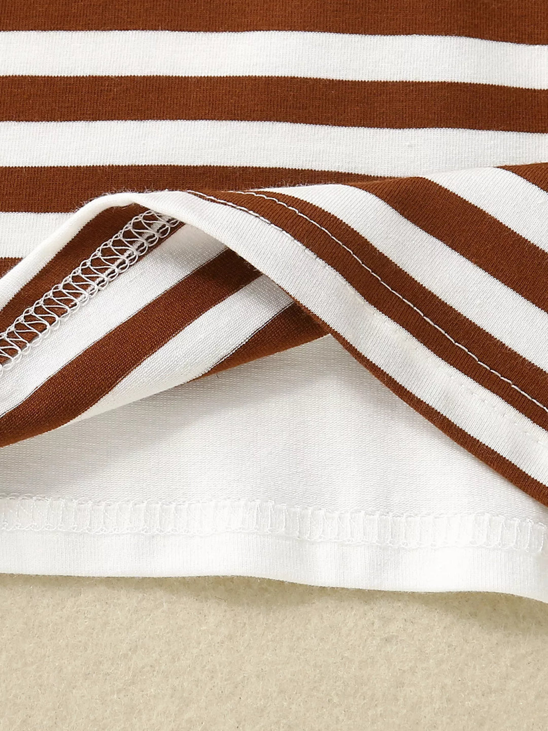 Children's Striped T-shirt and Shorts Set