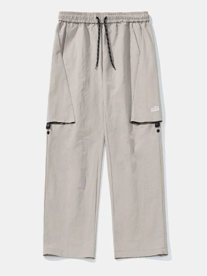 Men's Plus Size Drawstring Pants with Pockets