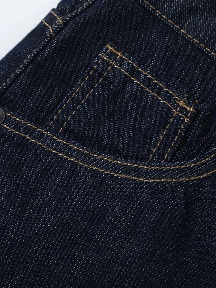 Men's Wide-Leg Denim Shorts