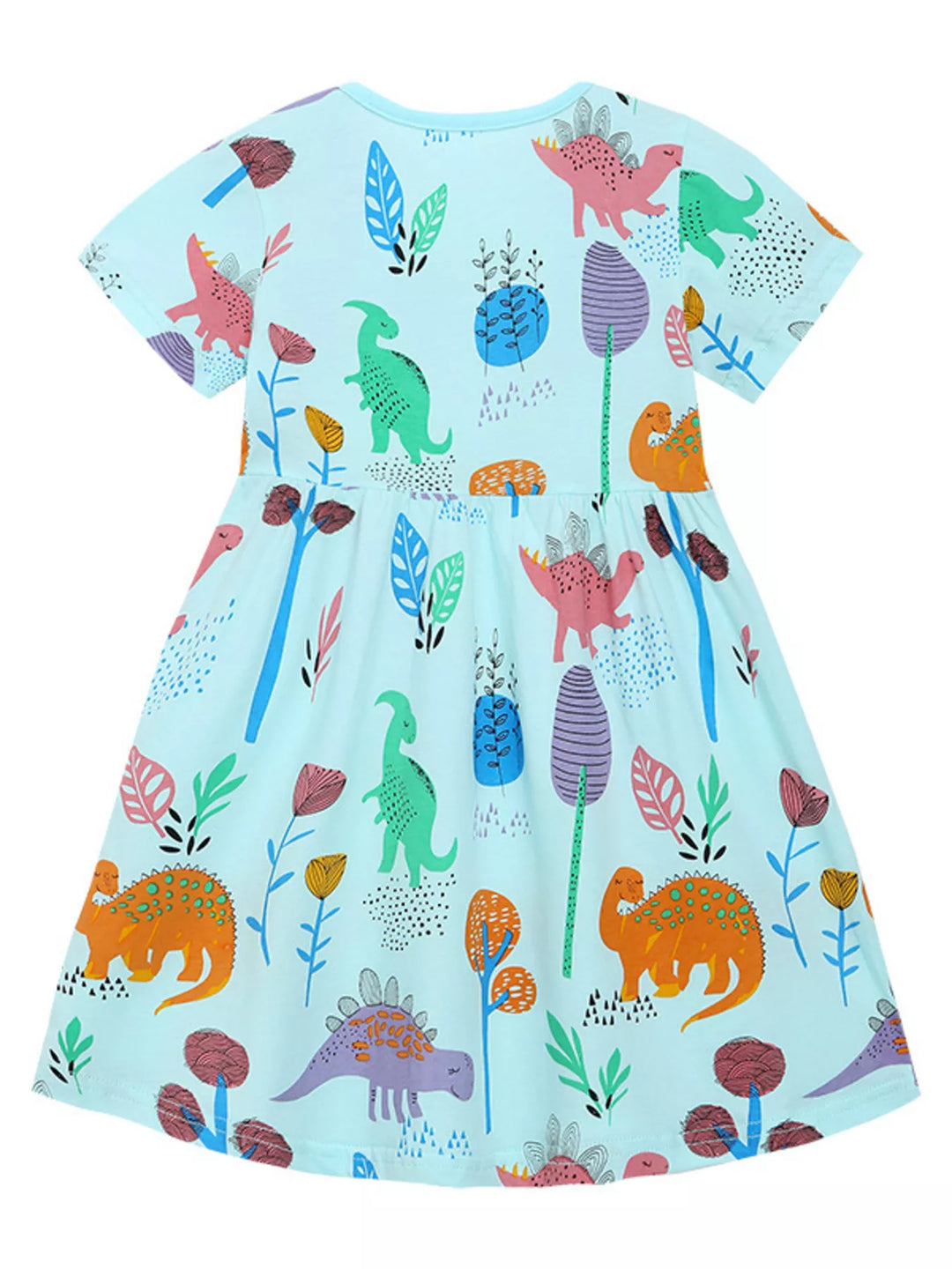 Children's Dinosaur Print A-Line Dress