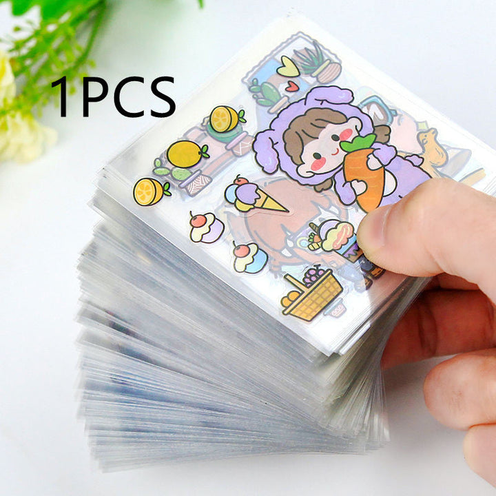 Non-duplicate PET Journal Stickers