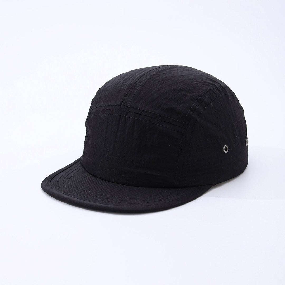 Men's And Women's Identical Simple Quick-drying Water-resistant Mesh Drawstring Design Street Trendy Short Brim Baseball Cap Suitable For Going Out For Photos And Daily Skateboarding Use
