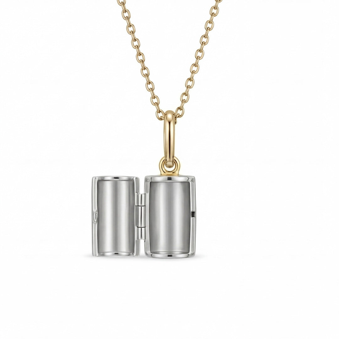 Openable Cylindrical Necklace For Women