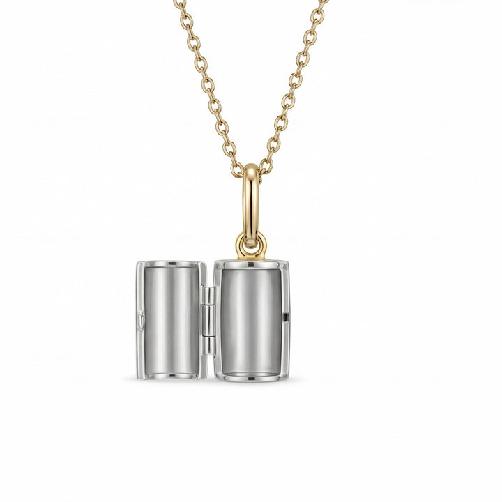 Openable Cylindrical Necklace For Women