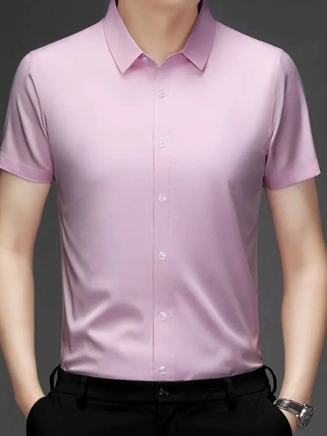 Men's Button Up Short Sleeve Shirt