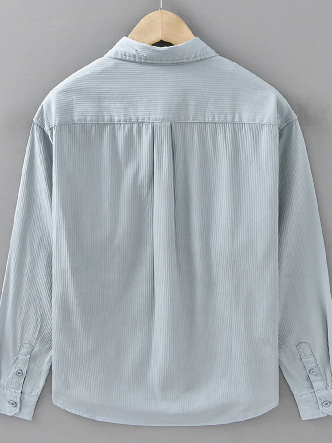 Men's Plus Size Button Up Long Sleeve Shirt