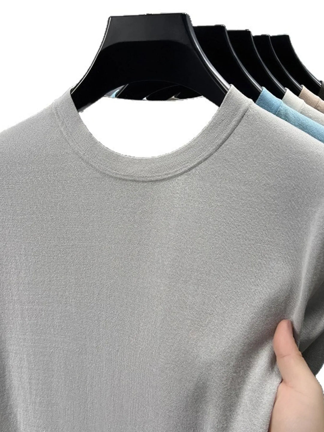 Men's Plus Size Round Neck Short Sleeve T-Shirt