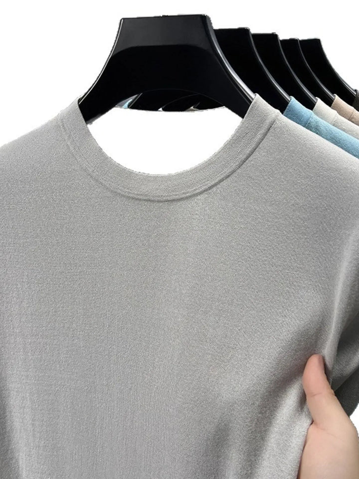 Men's Plus Size Round Neck Short Sleeve T-Shirt