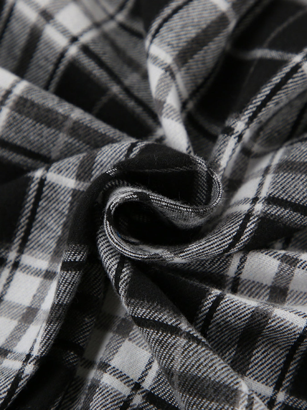 Oversized Plaid Button Up Shirt