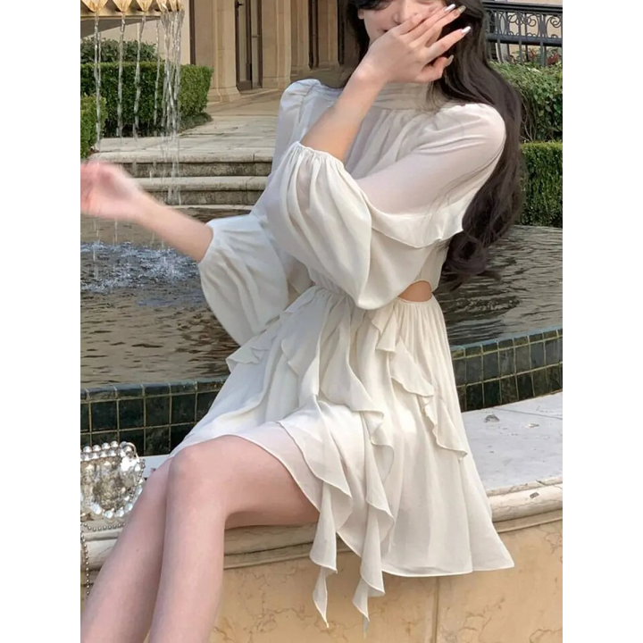 Chiffon Delight Mini Dress