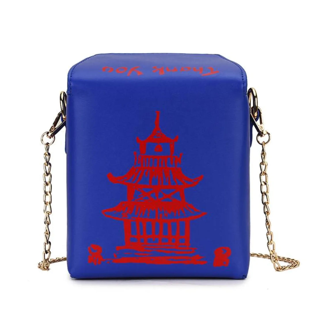 Chinese Takeout Box Chain Bag