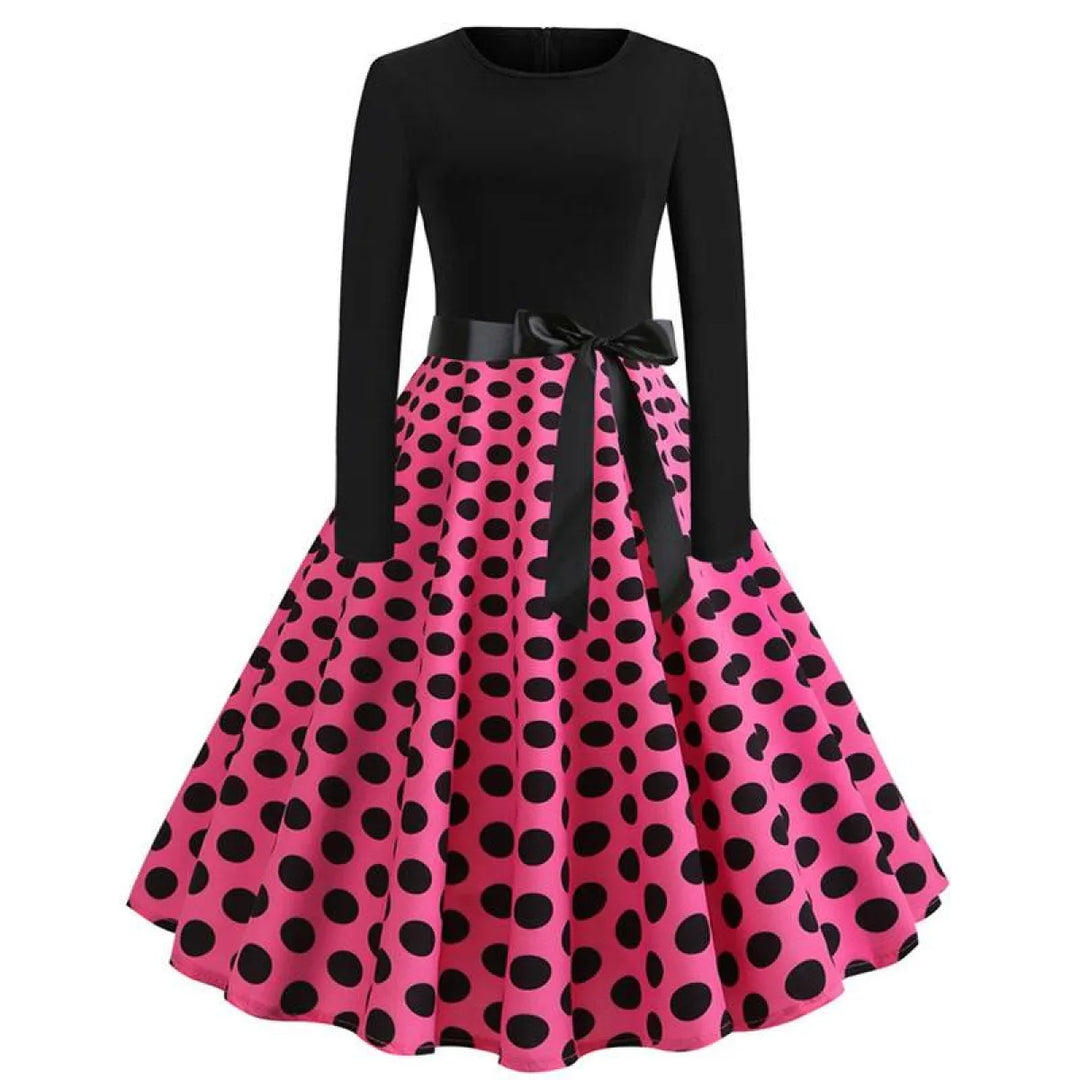 Women's Christmas Styled Swing Dress