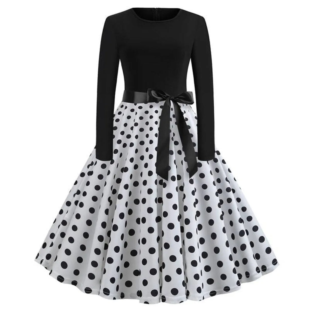 Women's Christmas Styled Swing Dress