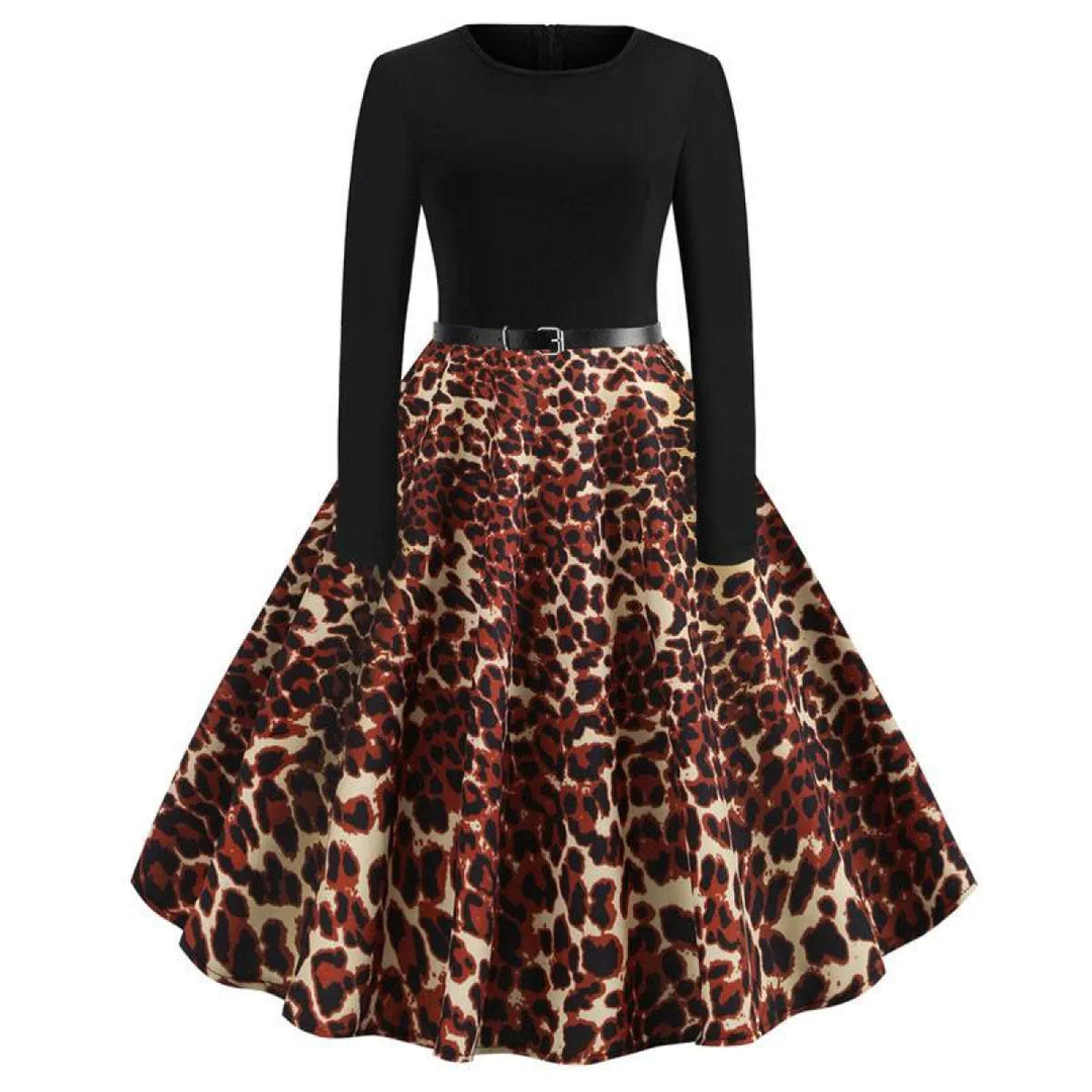 Women's Christmas Styled Swing Dress