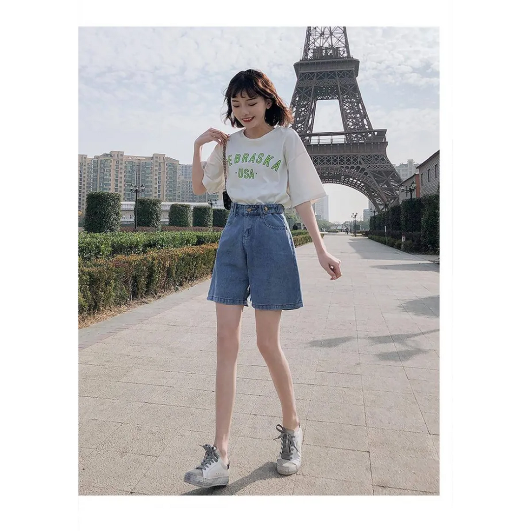 Classic Harajuku Jean Shorts