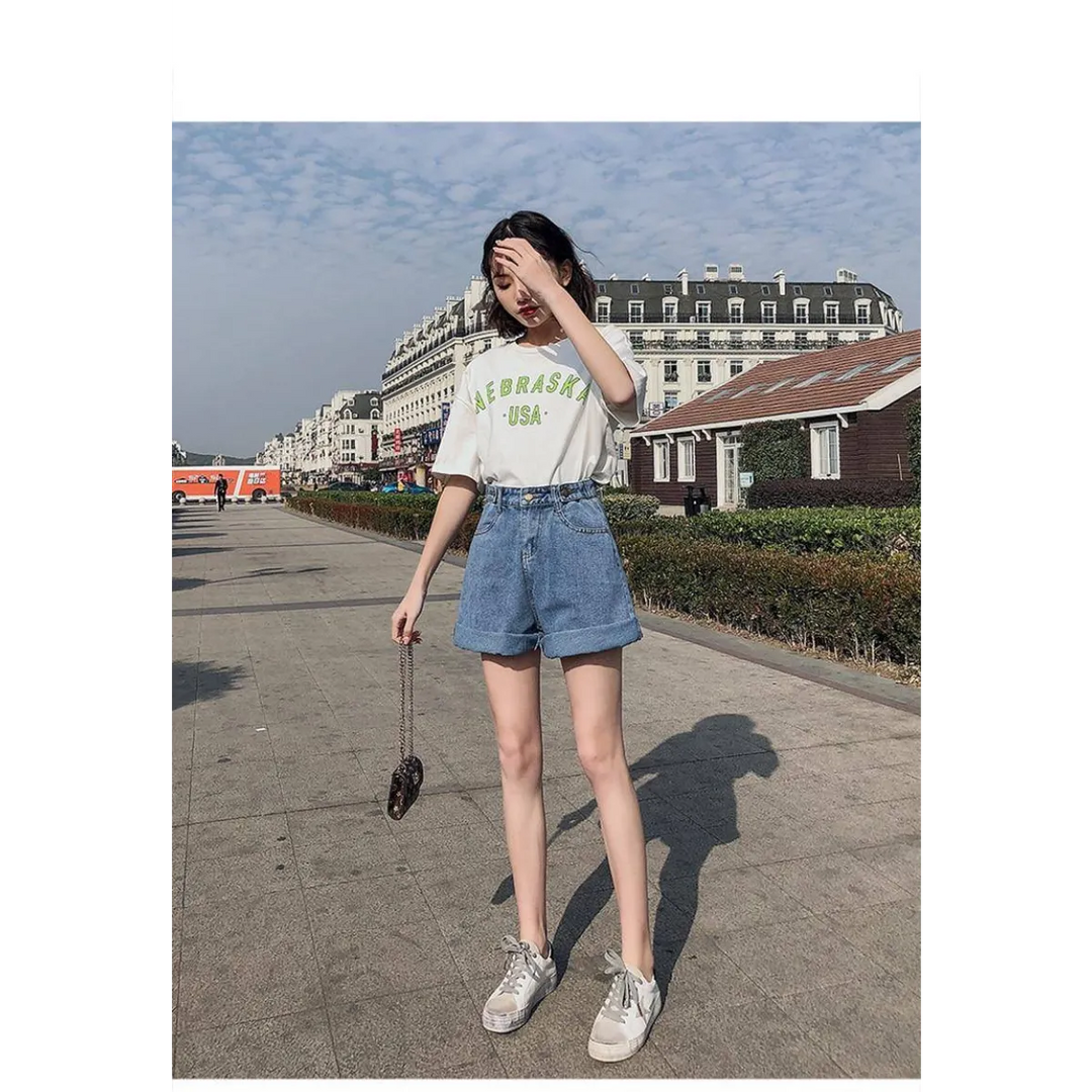 Classic Harajuku Jean Shorts