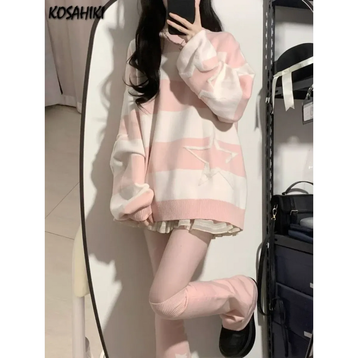Cosmic Grunge Starry Sweater