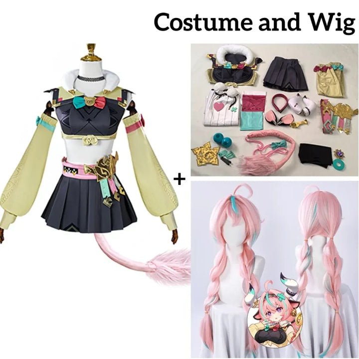 Genshin Varesa Cosplay Set – Kawaii Fantasy Uniform Costume