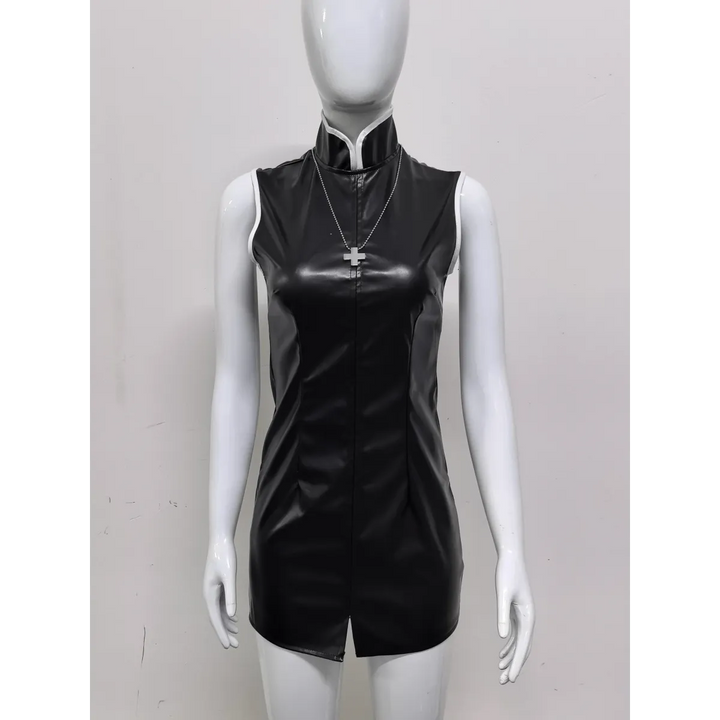 Misato Katsuragi EVA Cosplay Set – Red Jacket & Black Dress Costume