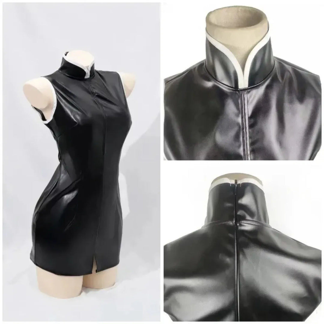 Misato Katsuragi EVA Cosplay Set – Red Jacket & Black Dress Costume