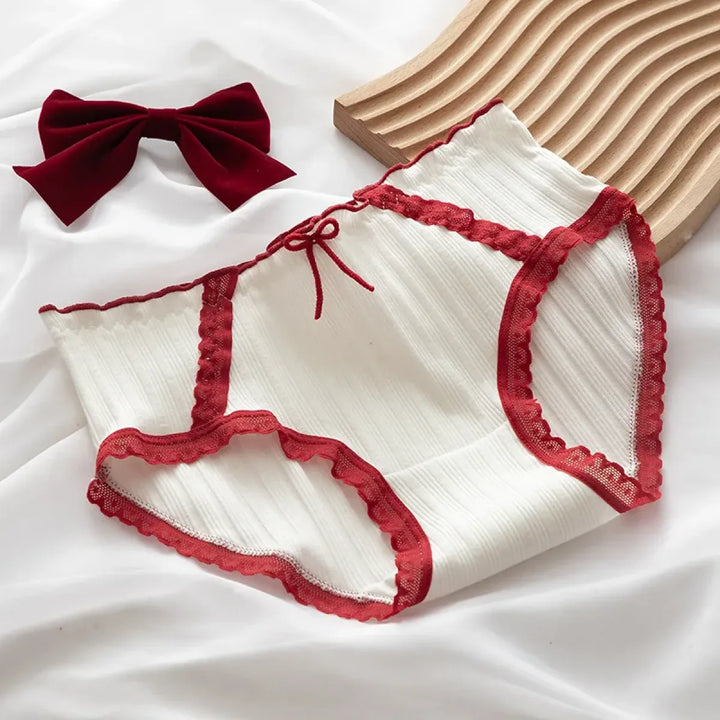 5-Pack Cotton Panties for Women - Plus Size Cute Soft Briefs Sexy Lingerie