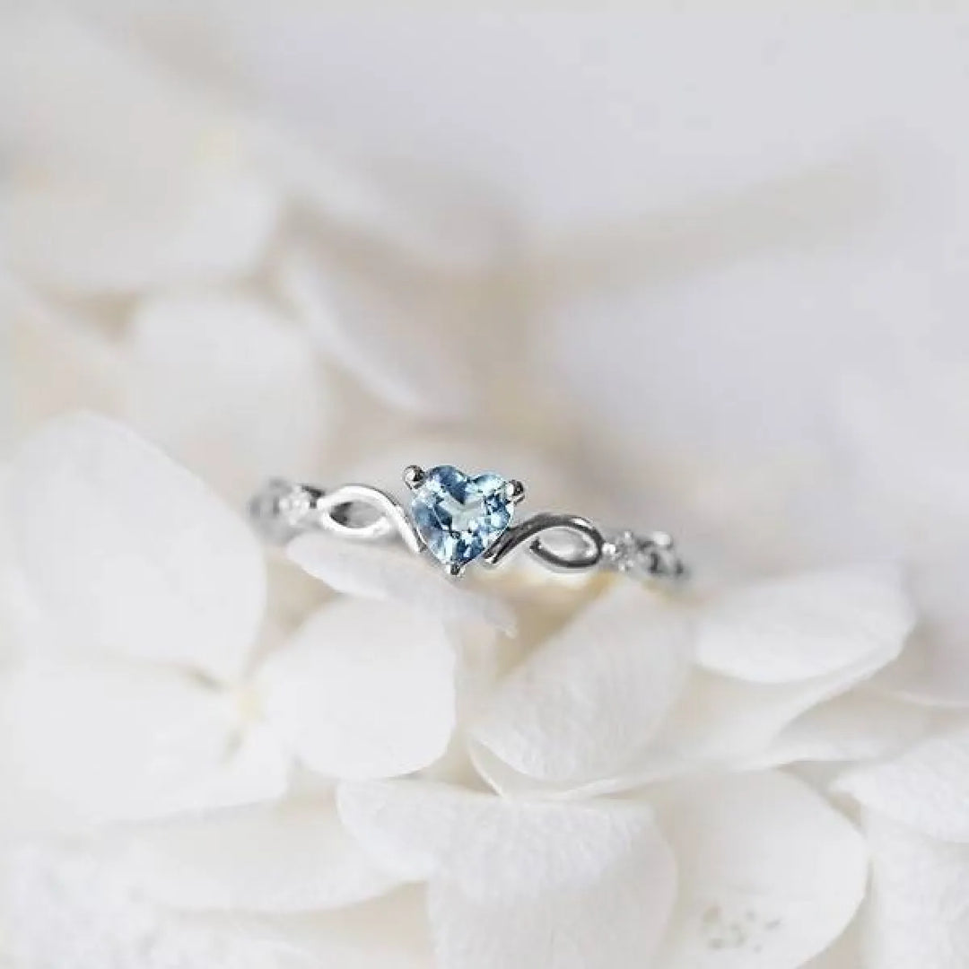 Crystal Decorated Wedding Ring