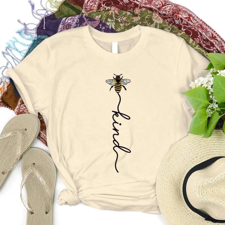 Inspirational Shirt – Bee Kind Script Tee