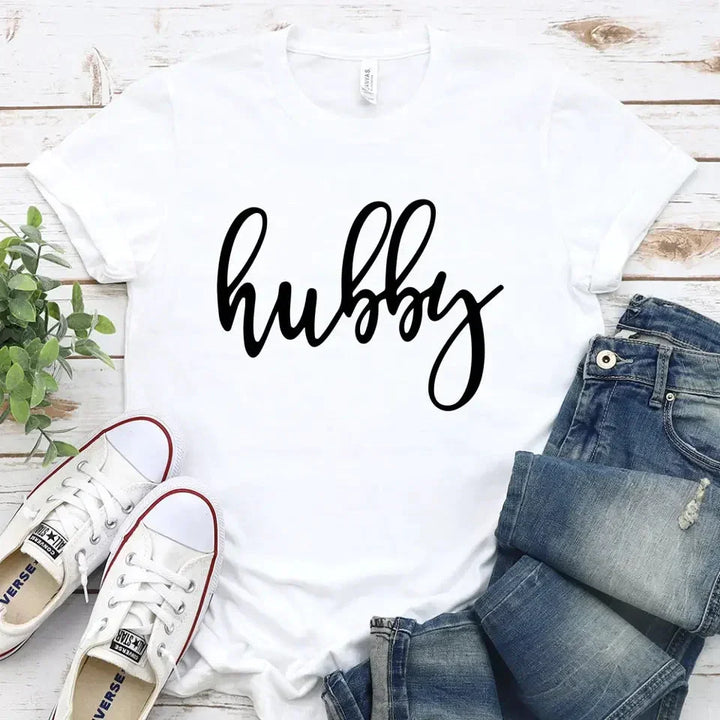 Hubby & Wifey Couple T-shirt