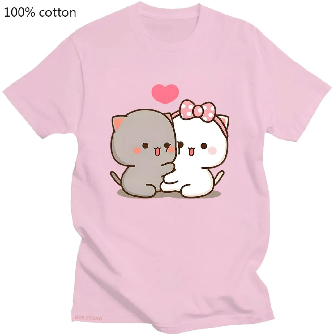 Cute Peach Cat T-Shirt