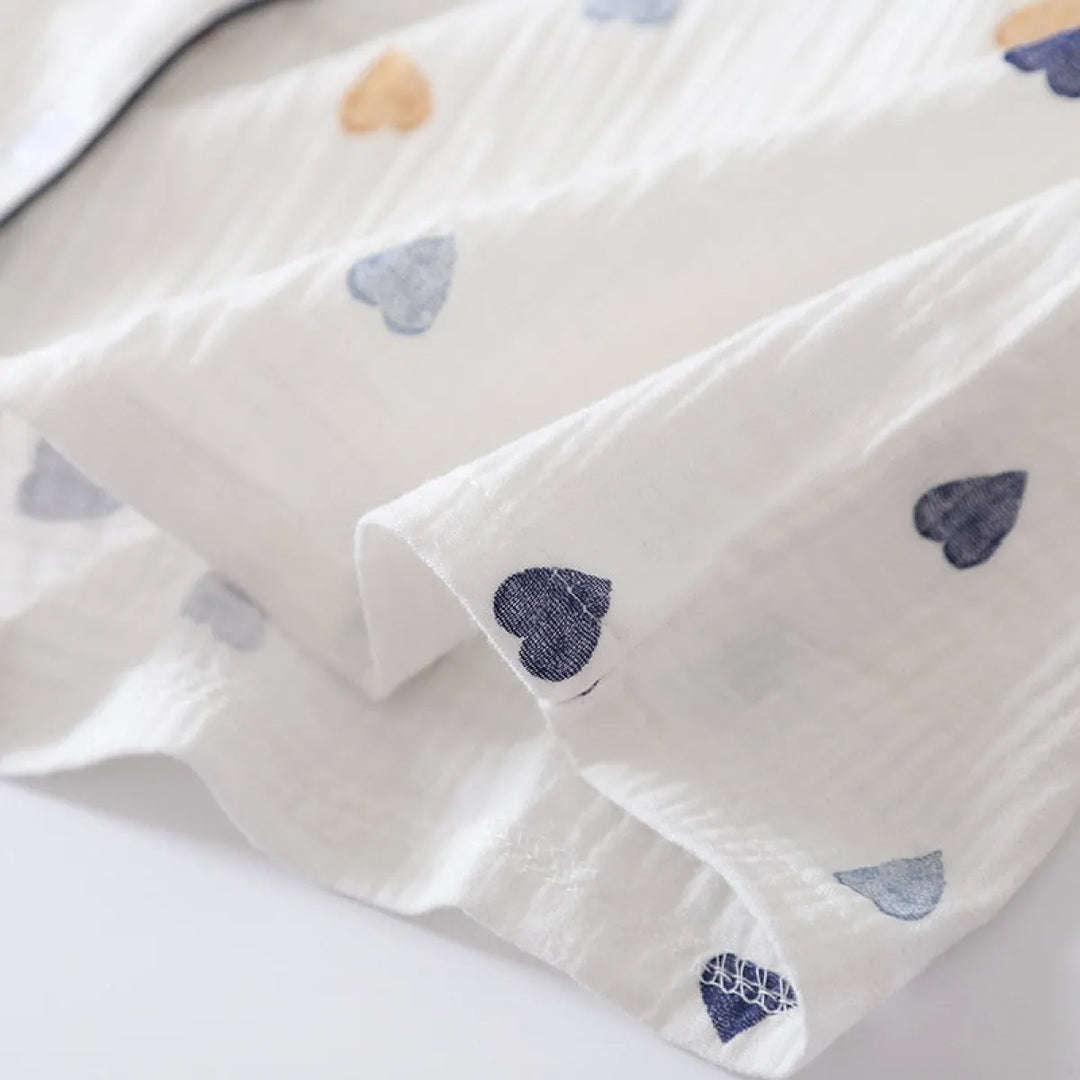 Cute Short Sleeve Home Pajamas