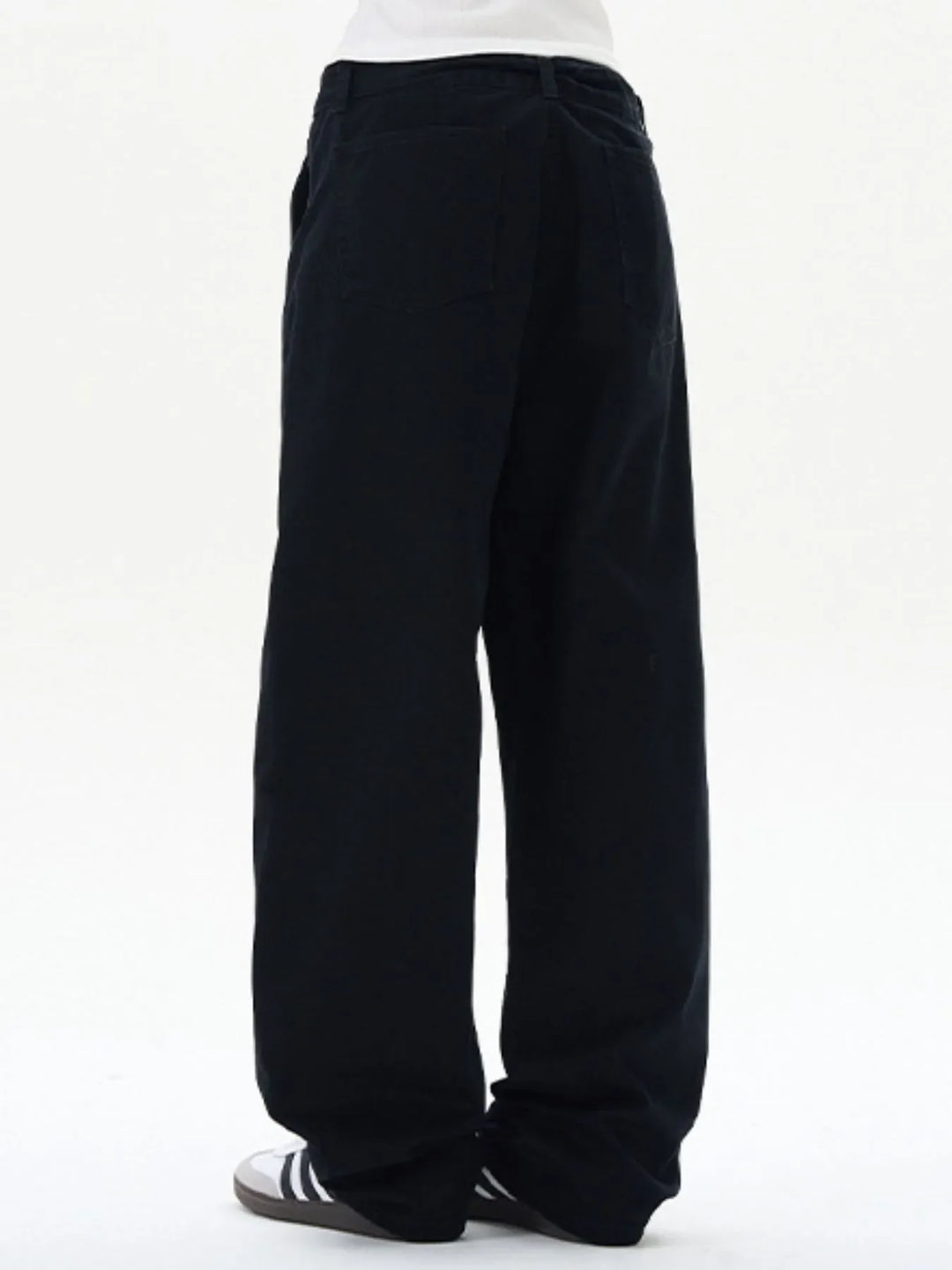 Men's Full Size Washed Wide Leg Cargo Pants Plus Size