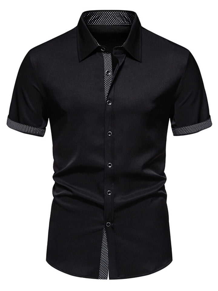Men's Slim Fit Short Sleeve Shirt