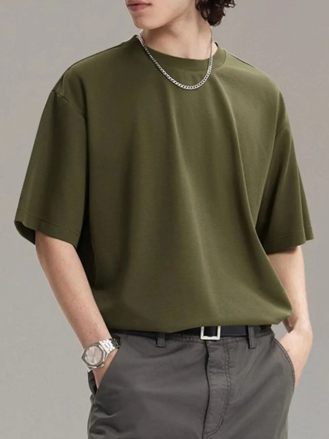 Men's Round Neck Short Sleeve T-Shirt
