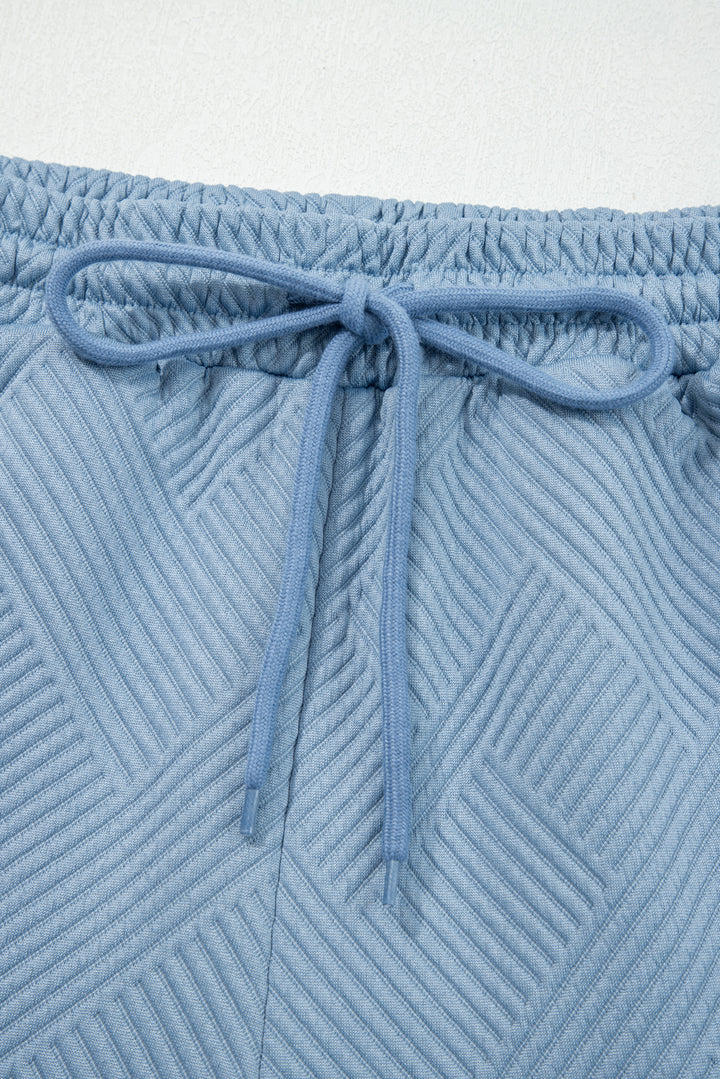 Myosotis Ultra Loose Textured 2pcs Slouchy Outfit