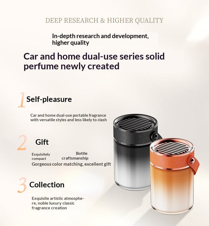 Long-lasting Mild Fragrance To Eliminate Odors - Solid Fragrance Cream For Use In Cars