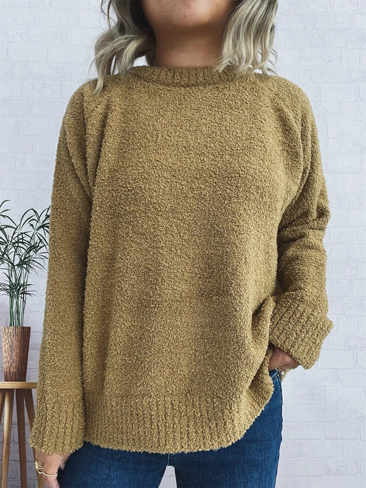 Round Neck Raglan Sleeve Sweater