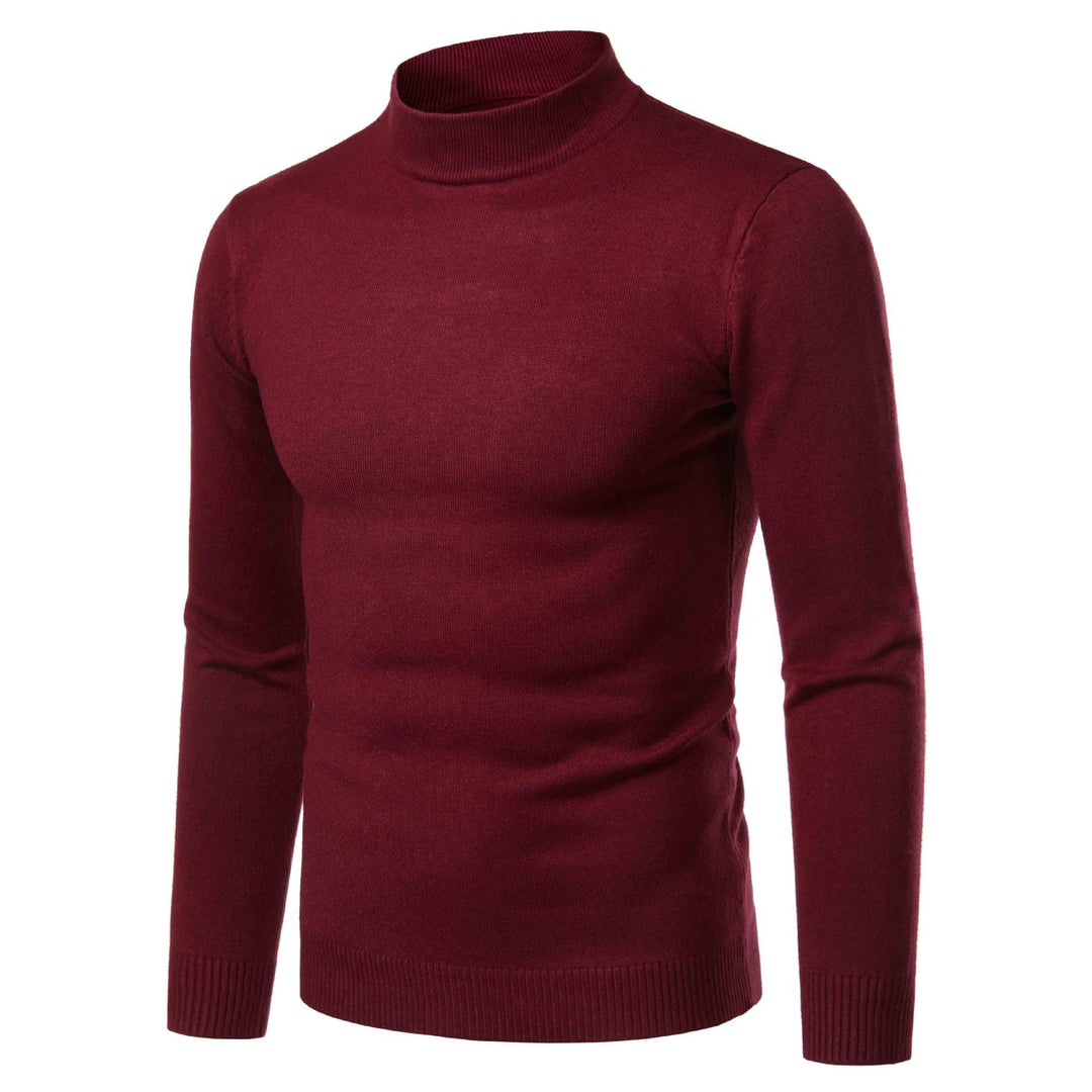 Mens Casual Half-neck Pullover Sweater
