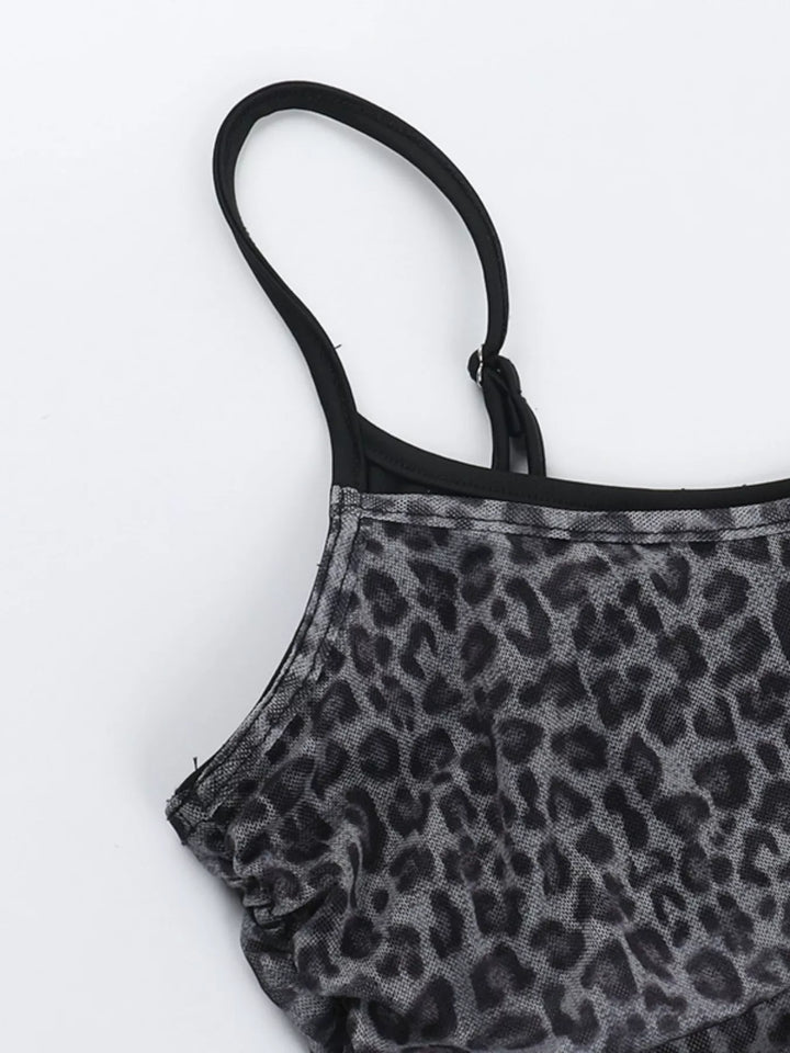 Sheer Leopard Print Cami