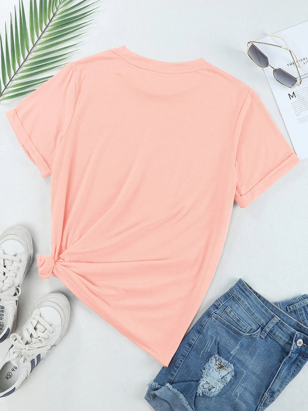 FLOWER MARKET Graphic Crewneck T Shirt