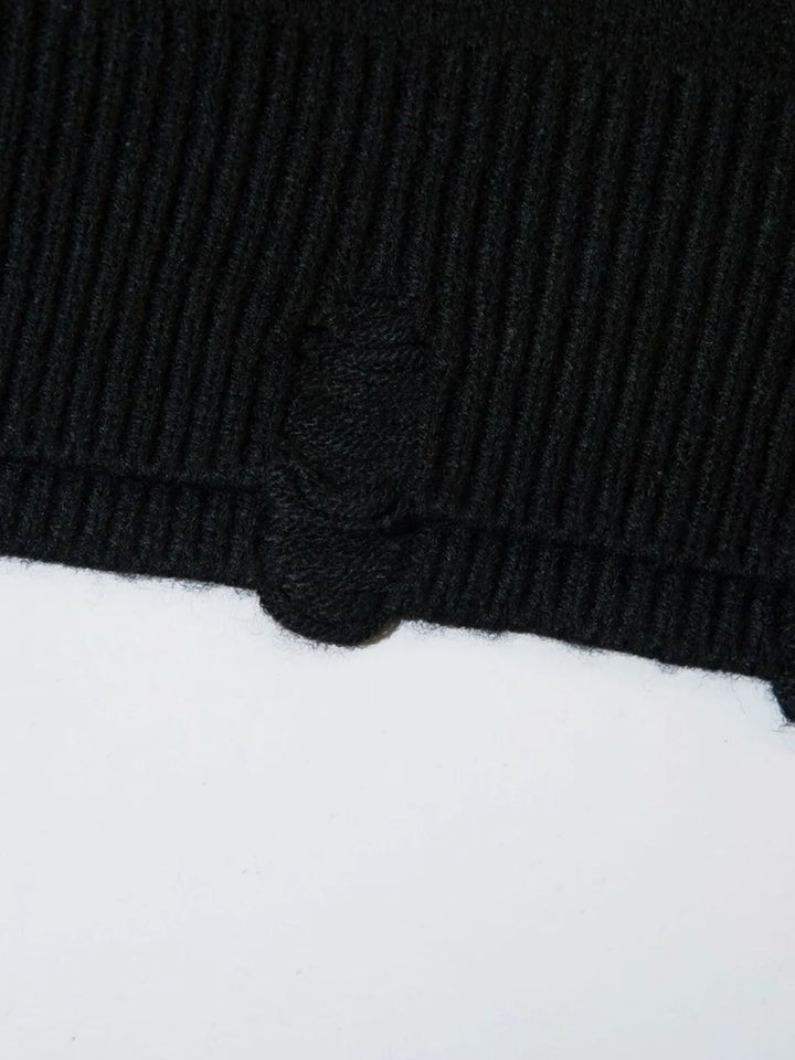 Men's Cross Round Neck Sweater