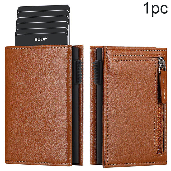 Foreign Trade First-layer Cowhide Genuine Leather Card Holder