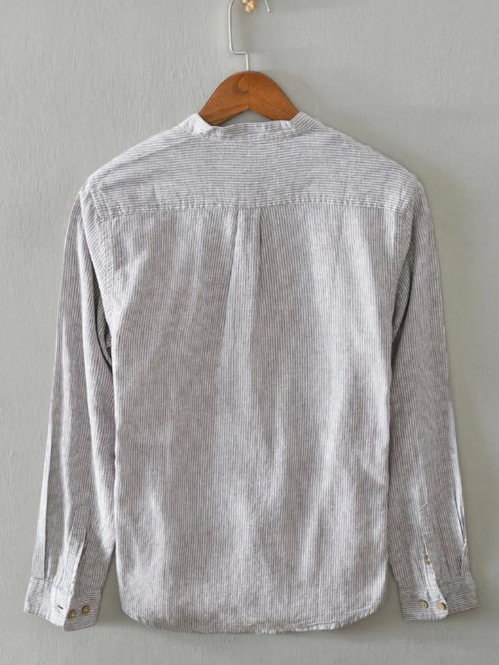 Men's Full Size Button Up Long Sleeve Shirt Plus Size