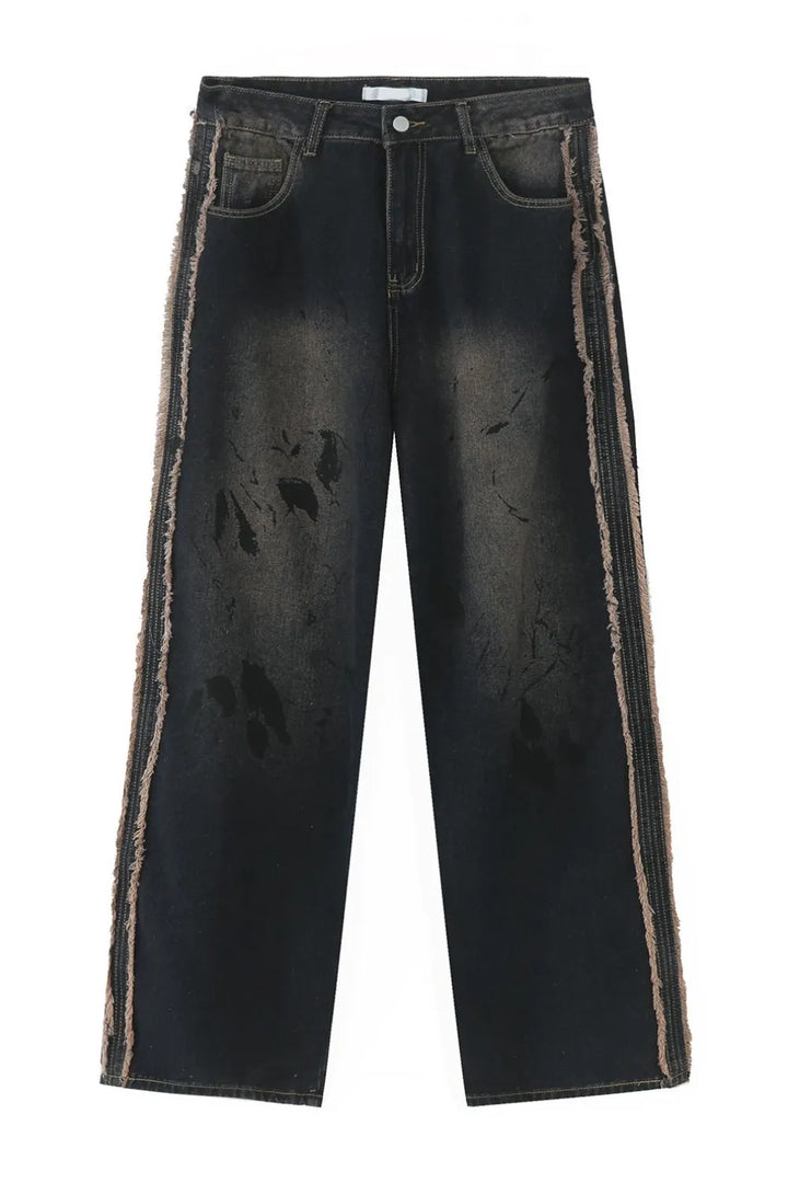Raw Edge Mid Rise Men's Jeans