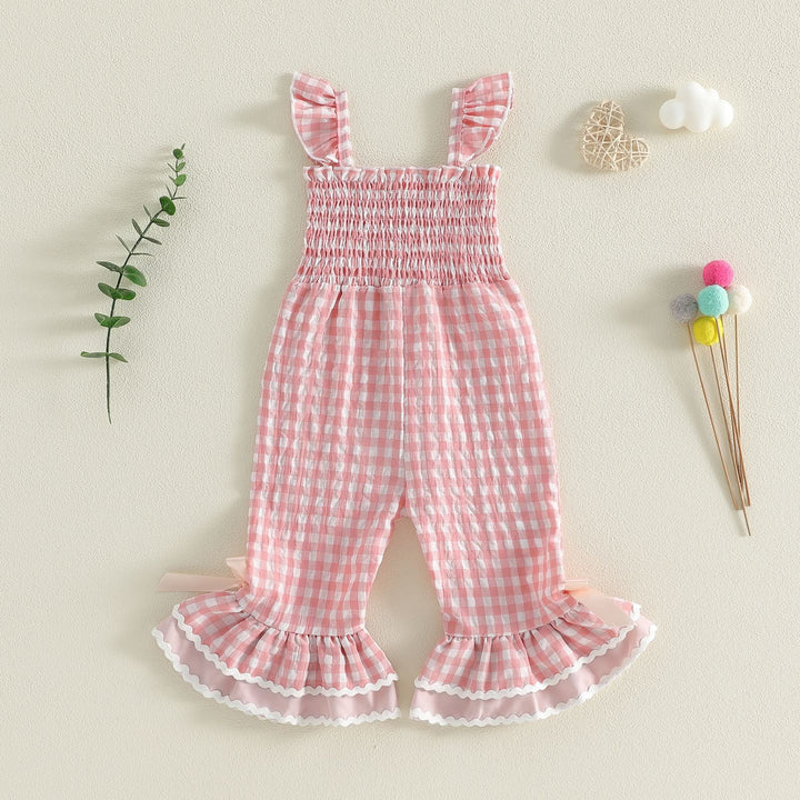 Sleeveless Strap Jumpsuit With Flared Pants