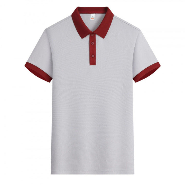 Business Summer Ice Silk Short-Sleeve T-Shirt