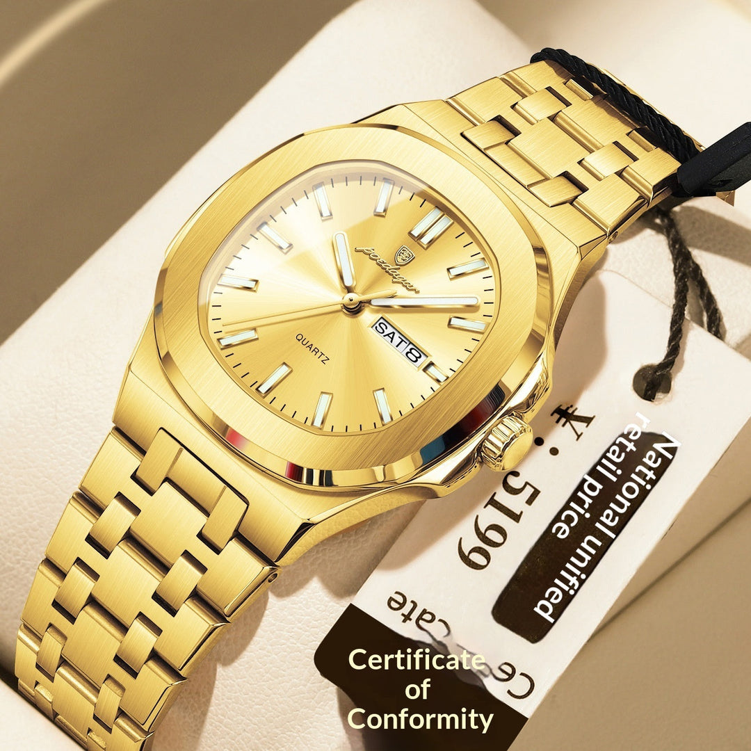 Ultra-thin Watch With Waterproof And Luminous Features