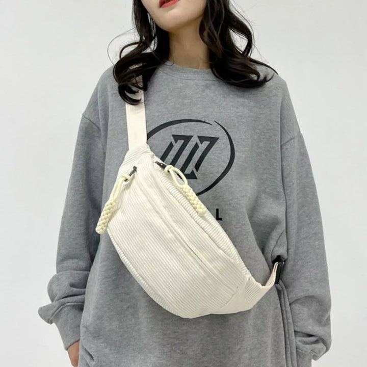 Corduroy Casual Sling Bag