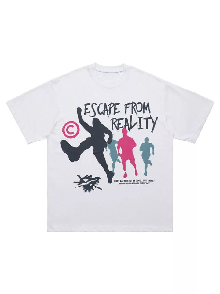 Men's Graphic Round Neck Short Sleeve T-Shirt